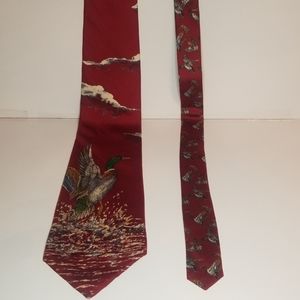 Vintage Ducks Unlimited 100% Silk Tie